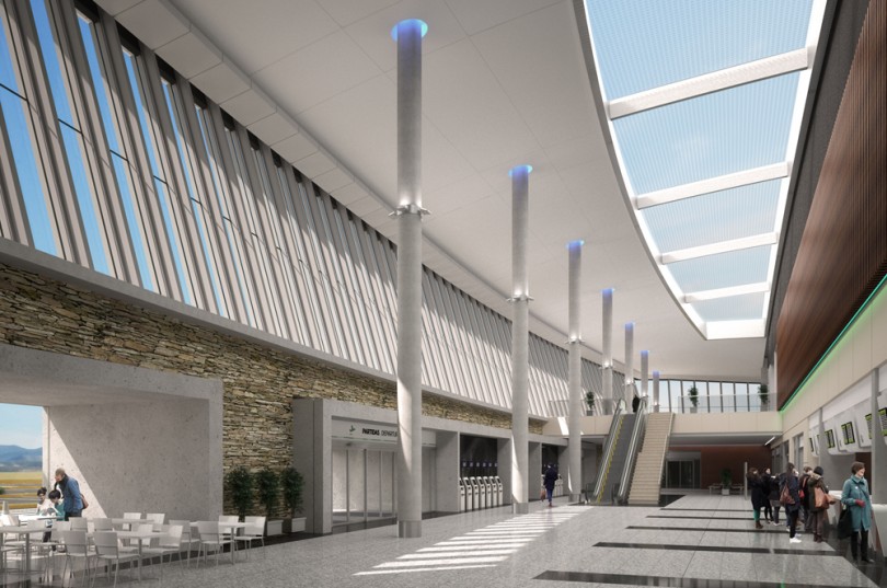 Maqueta Hall Aeropuerto